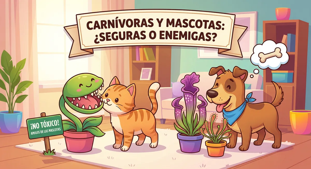 Plantas Carnívoras Tóxicas para Gatos y Perros: ¿Mito o Realidad?
