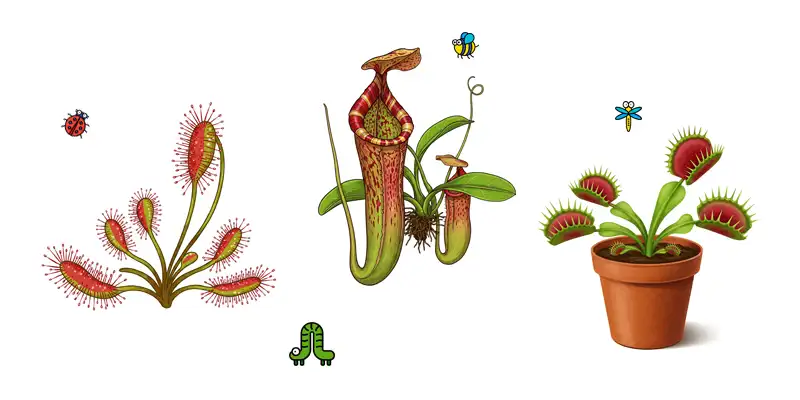 variedades de plantas carnivoras