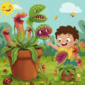 Plantas carnívoras para niños: naturaleza y diversión en una maceta 🐛